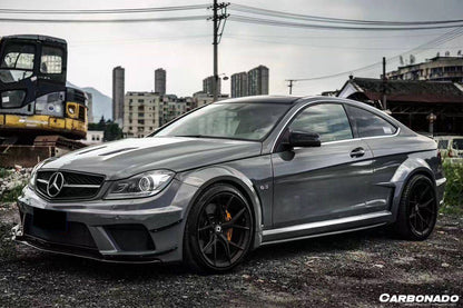 Carbonado 2012-2014 Mercedes Benz W204 C Class Coupe BKSS Style Wide Full Body Kit (Not Fit AMG)