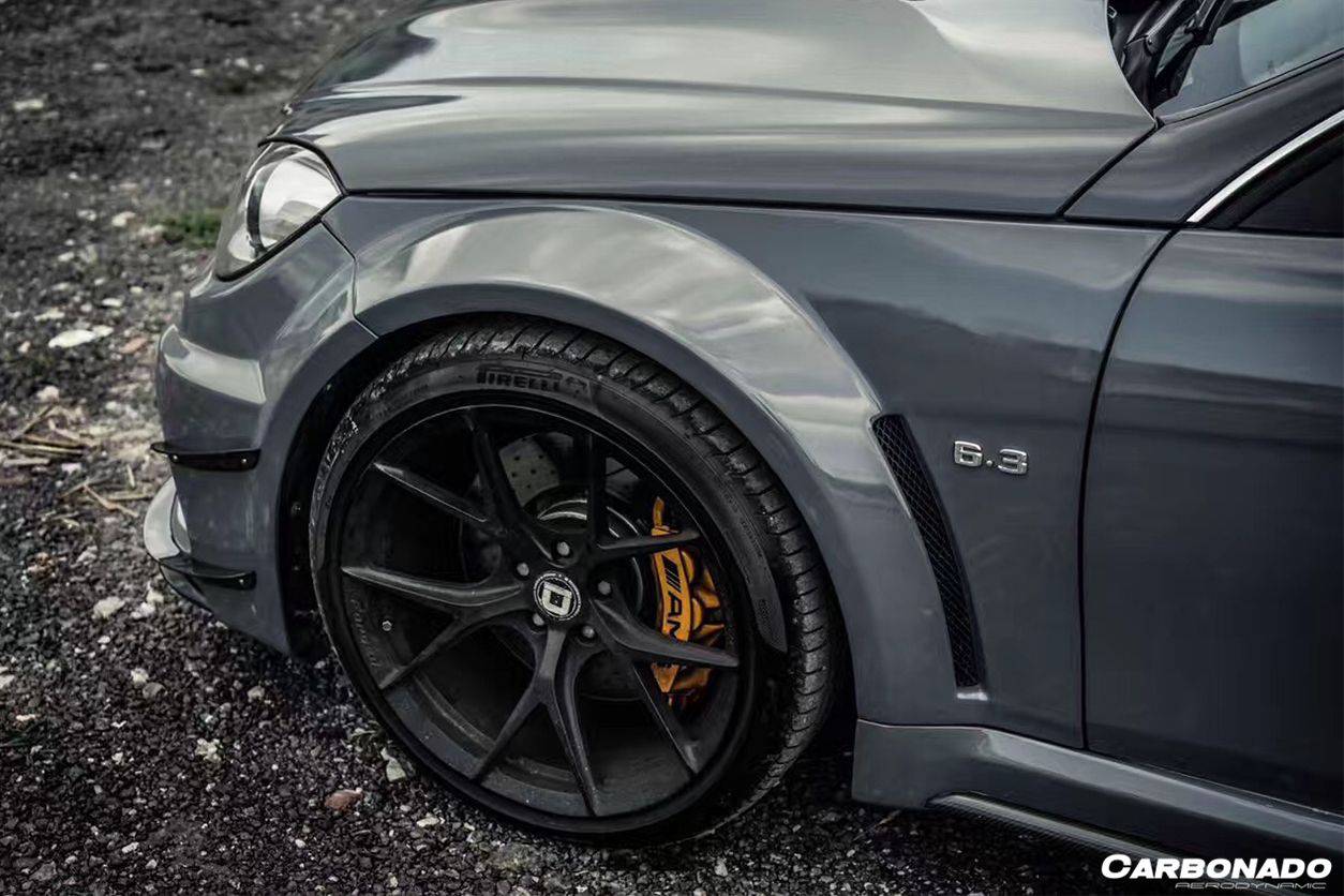 Carbonado 2012-2014 Mercedes Benz W204 C Class Coupe BKSS Style Wide Full Body Kit (Not Fit AMG)