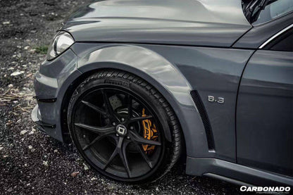Carbonado 2012-2014 Mercedes Benz W204 C Class Coupe BKSS Style Wide Full Body Kit (Not Fit AMG)