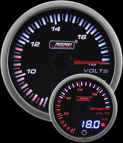Prosport 2-3/8" JDM Electrical Volt Gauge