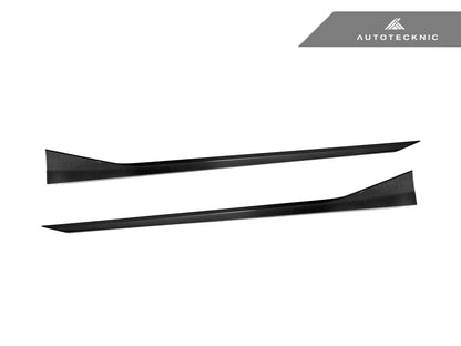 Juego de extensiones de faldones laterales de fibra de carbono seco AutoTecknic - G90/G99 M5