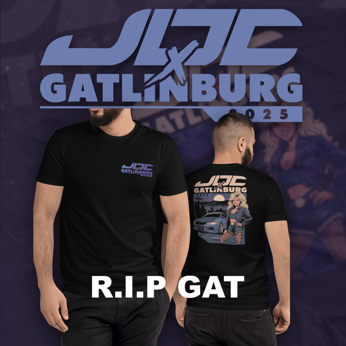 Slammedenuff Gat 2025 X JDC Show Exclusive T-Shirts & R.I.P Gat Titanium Keychains