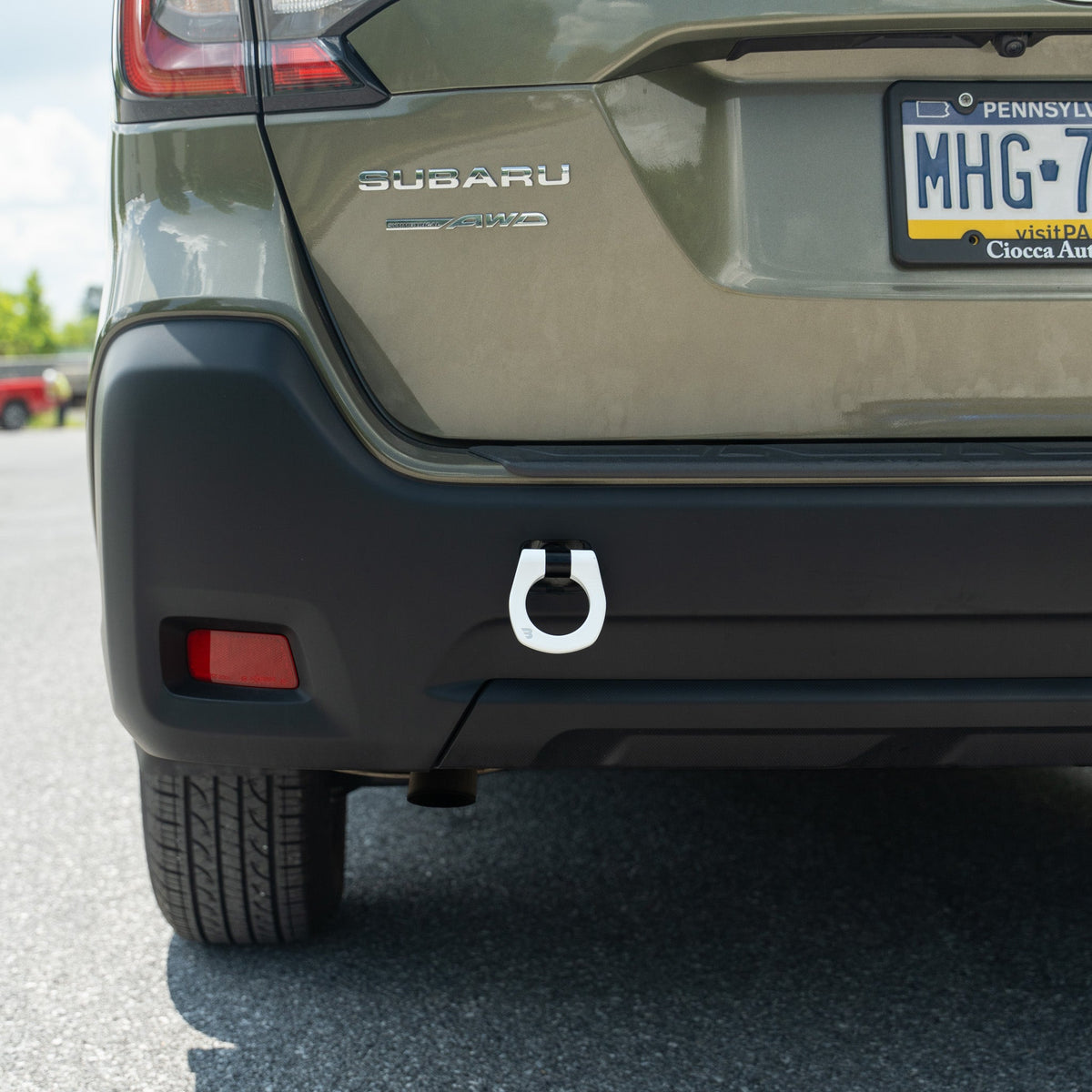 Billetworkz Tow Hook – Subaru Outback 2020-2025 (BW-TOWR-SUB-OBT1-F-GRED)