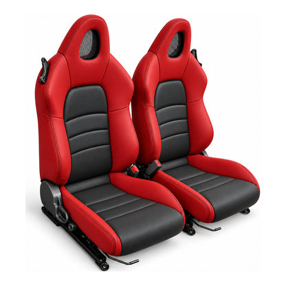 JDMuscle [00-05 S2000] OEM+ Custom Seats (JDM-S2K-SEAT#BSBSB)