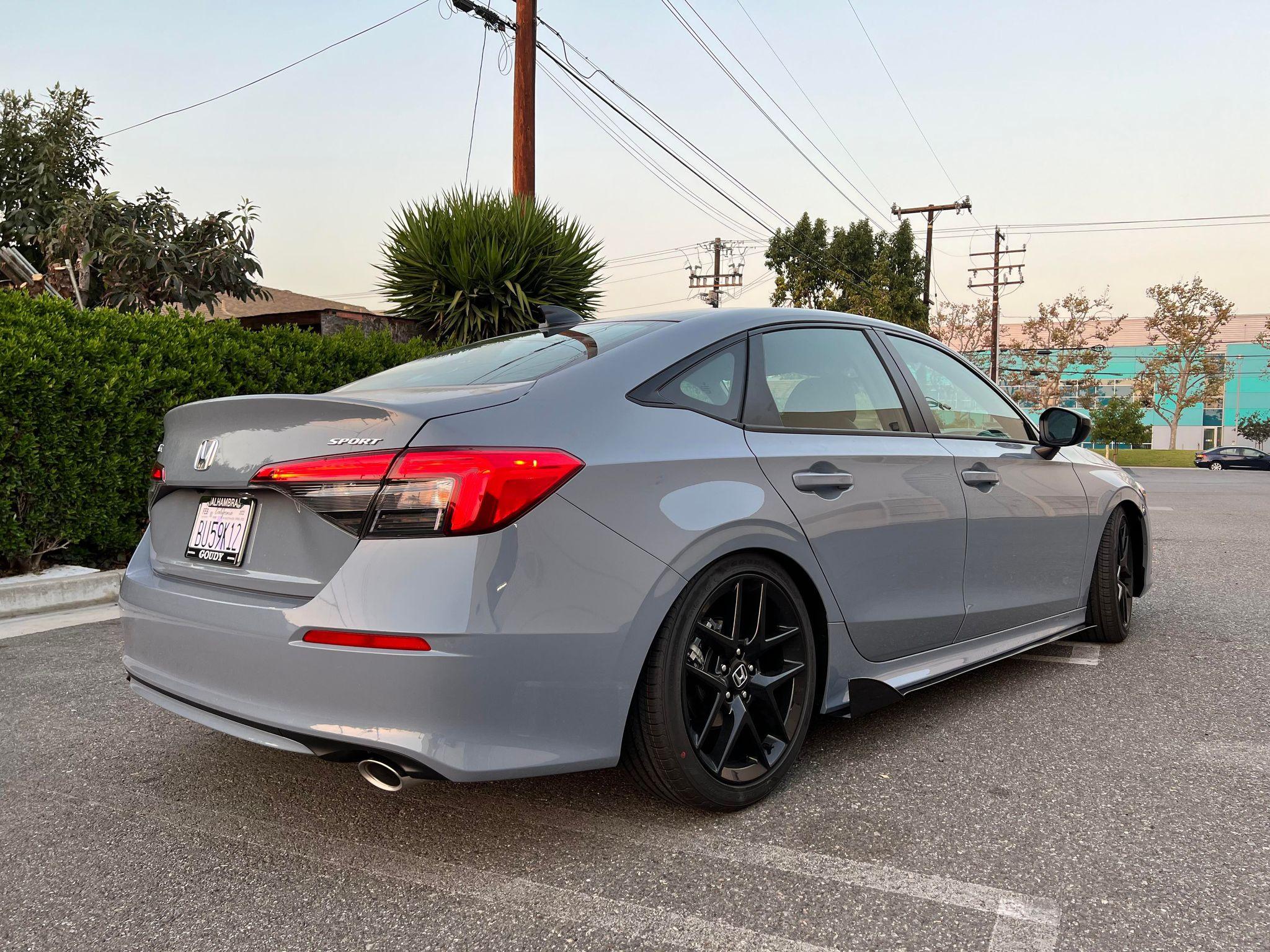 Aeroflow Dynamics Side Skirt Extension V2 (2022+ Honda Civic Hatch/Sedan/SI)