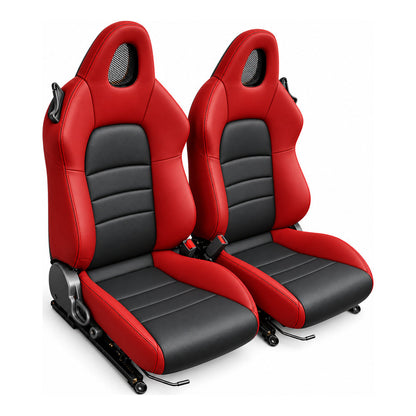 JDMuscle [00-05 S2000] OEM+ Custom Seats (JDM-S2K-SEAT#BSBSB)