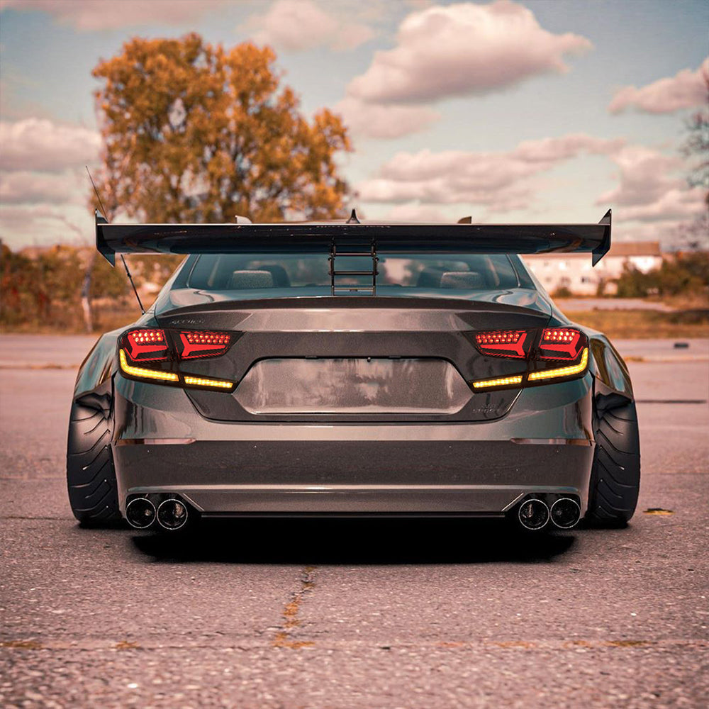 Luces traseras LED NTXGlow estilo Lambo ahumadas (Honda Accord 2018-2022)