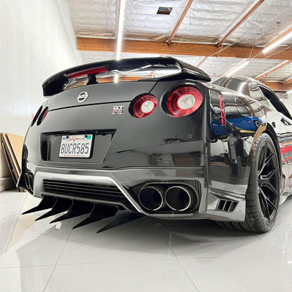 Aeroflow Dynamics 2012-2020 Nissan Gt-R Rear Diffuser V5 (R35)