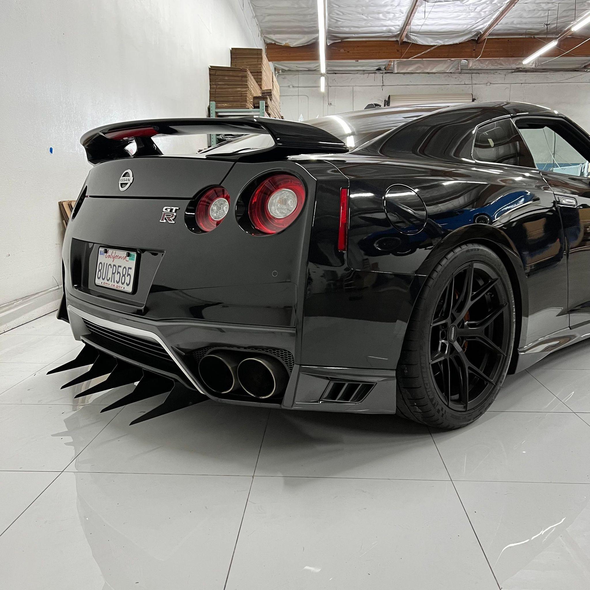 Aeroflow Dynamics 2012-2020 Nissan Gt-R Rear Diffuser V5 (R35)