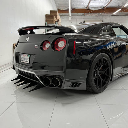 Aeroflow Dynamics 2012-2020 Nissan Gt-R Rear Diffuser V5 (R35)