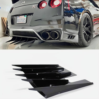 Aeroflow Dynamics 2012-2020 Nissan Gt-R Rear Diffuser V5 (R35)