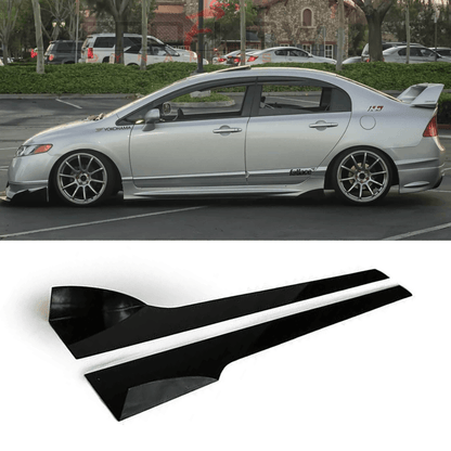 Aeroflow Dynamics Side Skirt Extension V2 (2006-2011 Honda Civic Sedan)