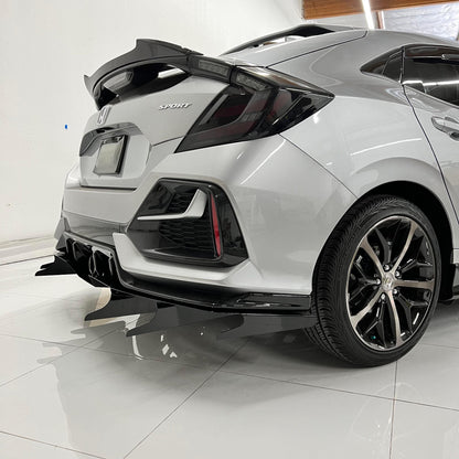 Aeroflow Dynamics Rear Diffuser V5 (2020-2021 Honda Civic Hatch, Sport, Sport Touring)