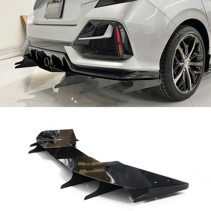 Aeroflow Dynamics Rear Diffuser V5 (2020-2021 Honda Civic Hatch, Sport, Sport Touring)