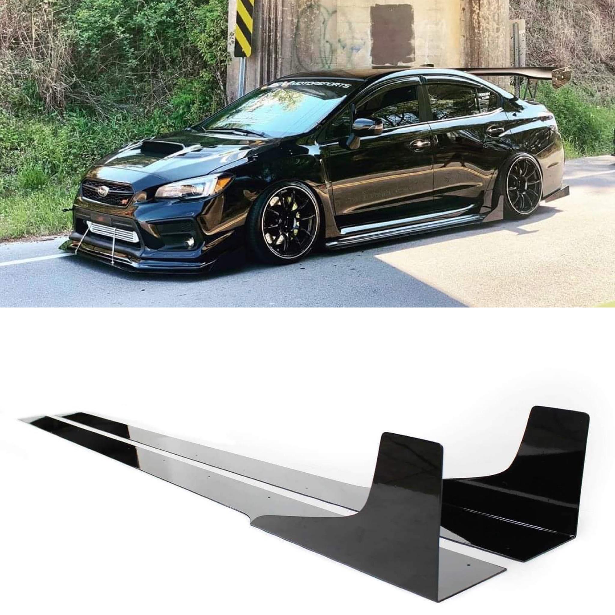 Aeroflow Dynamics Side Skirt Extension V3 (2015 - 2021 Subaru WRX/STI)