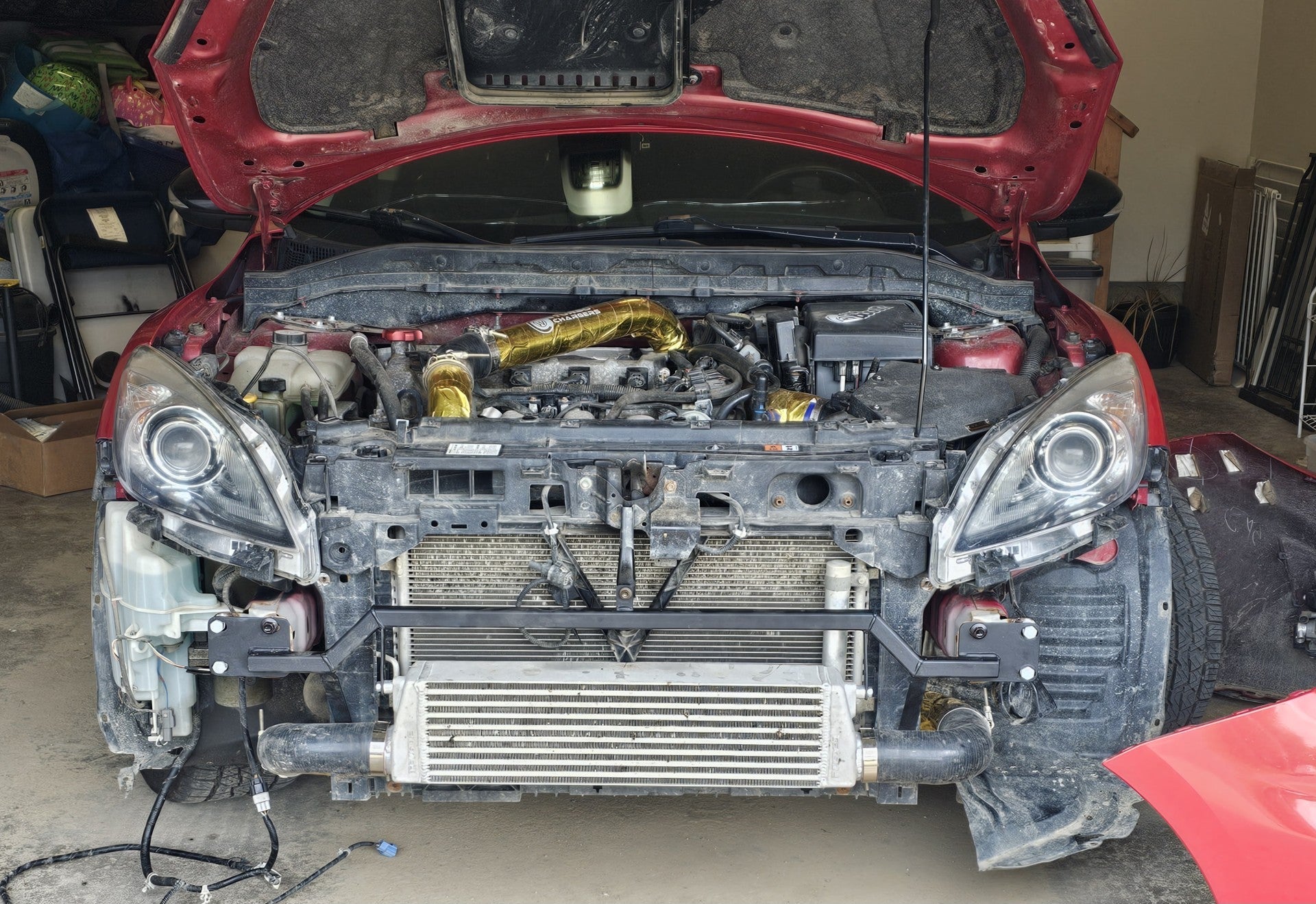 Graveyard Performance 10-13 Gravedigger Mazdaspeed 3 Crash バー