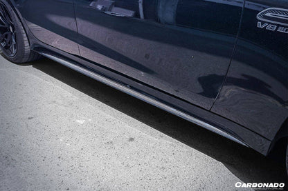 Faldones laterales de fibra de carbono estilo OEM para Mercedes Benz AMG GT63 S 4 puertas Coupé X290 Carbonado 2019-2023