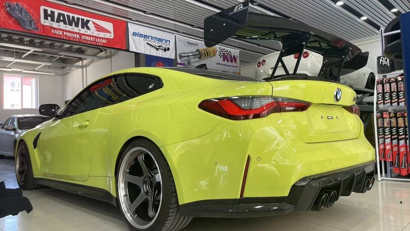 Alerón ajustable de fibra de carbono APR GTC-300 (BMW G80 M3/ G82 M4)