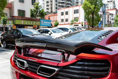 Alerón de maletero de fibra de carbono estilo VRS para McLaren 650S MP4 12C Carbonado 2011-2017