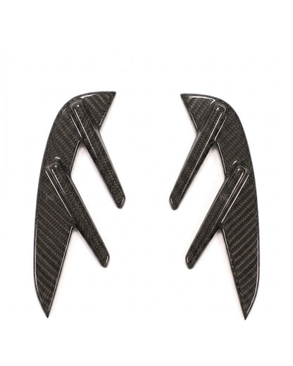 K2 Industries Dry Carbon Fiber Front Fender Vent Trim Set – BMW G80 M3 Competition (2021+)