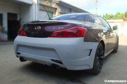 Carbonado 2008-2015 Infiniti Convertible ELT Style Rear Bumper | Fit G37,G37S, Q60