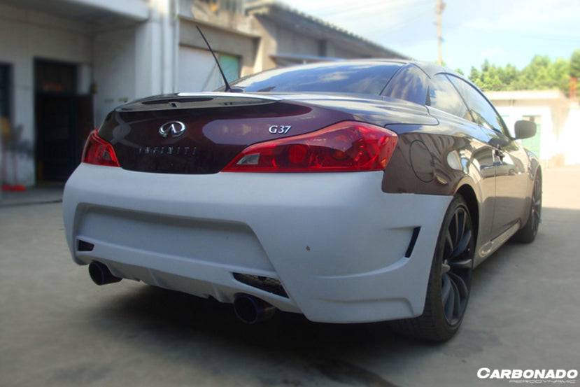 Carbonado 2008-2015 Infiniti Convertible ELT Style Rear Bumper | Fit G37,G37S, Q60