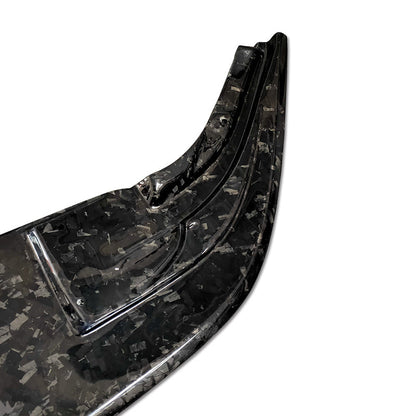 Faldón delantero estilo AT de fibra de carbono JDMuscle Tanso para Toyota Supra 2020+