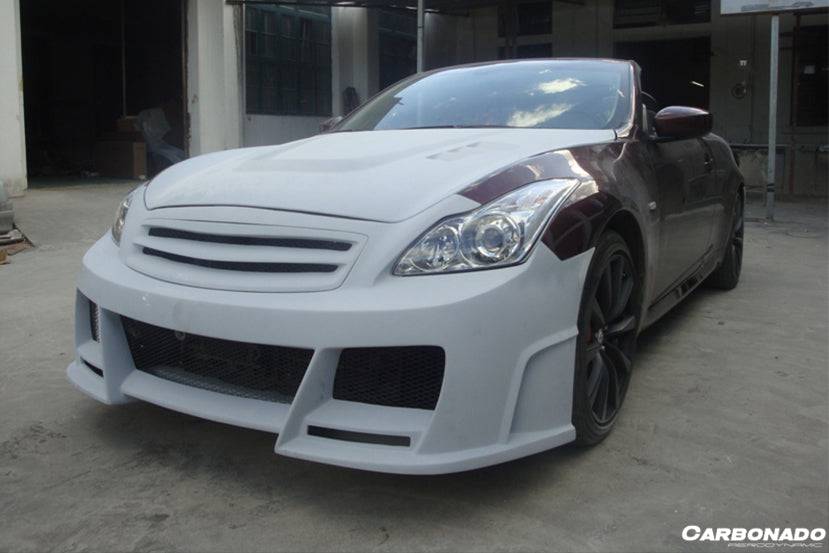 Carbonado 2008-2015 Infiniti G37s Coupe ELT Style Front Bumper