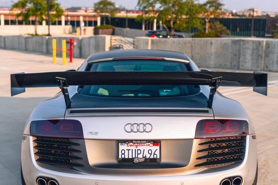 Alerón ajustable de fibra de carbono APR GTC-500 (Audi R8 2006-2014)