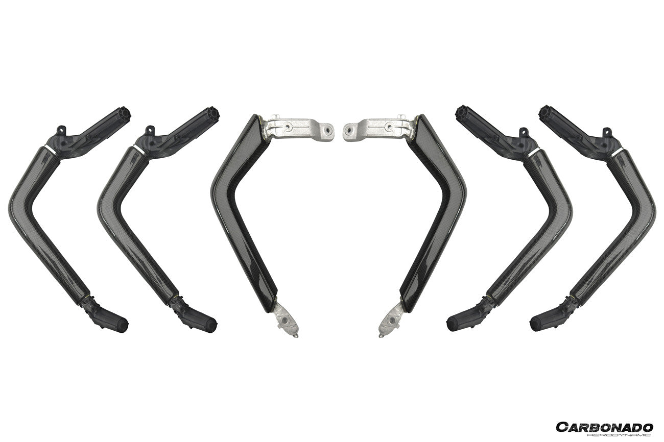 Carbonado 2018-2026 Porsche Cayenne 9Y0 OE Style Autoclave Carbon Fiber Inner Door Handle | Fits S, Coupé, E-Hybrid, GTS, Turbo, Turbo GT
