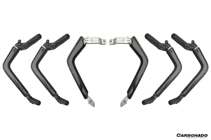 Carbonado 2018-2026 Porsche Cayenne 9Y0 OE Style Autoclave Carbon Fiber Inner Door Handle | Fits S, Coupé, E-Hybrid, GTS, Turbo, Turbo GT