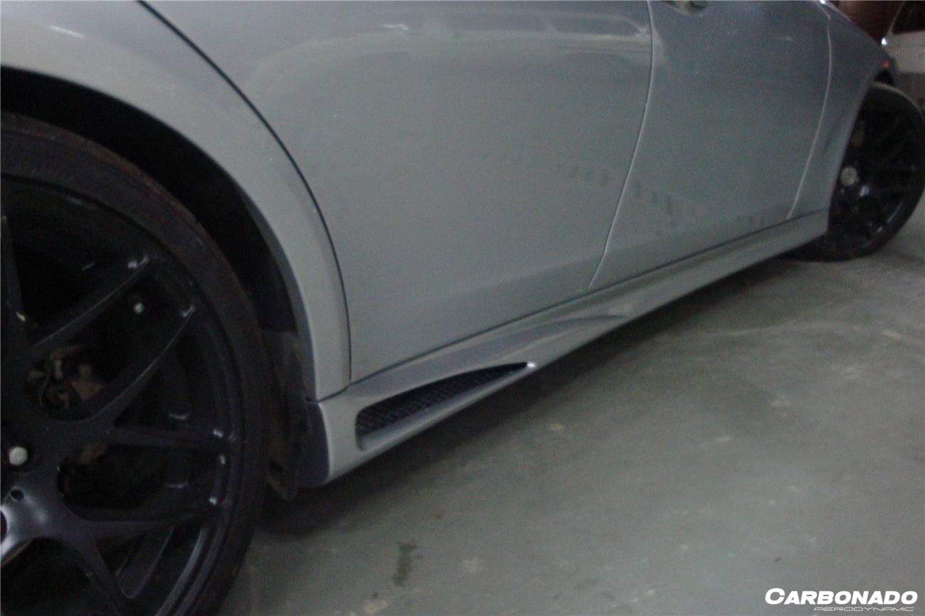 Faldones laterales estilo L para Mercedes Benz W219 Cls Clase Carbonado 2005-2009