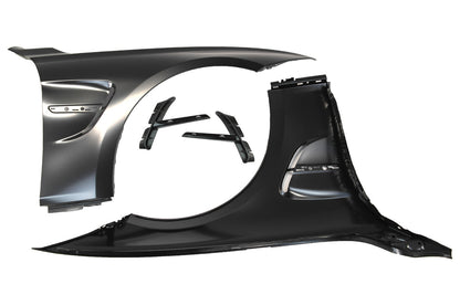 Innovative Motorsports 2012-2018 BMW F30 M3 Style Steel Fenders w/ Side Vent