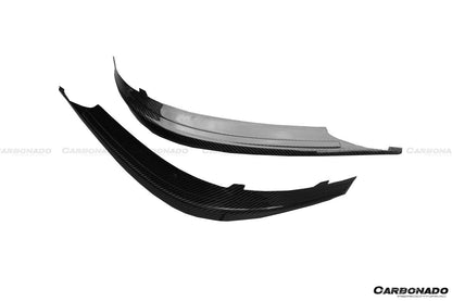 Carbonado 2014-2017 Mercedes Benz C217 S63 S65 AMG Coupe OE estilo parachoques delantero de carbono Canards