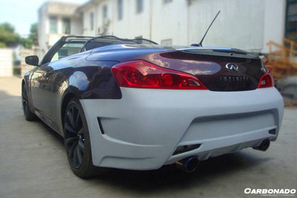 Carbonado 2008-2015 Infiniti Convertible ELT Style Rear Bumper | Fit G37,G37S, Q60