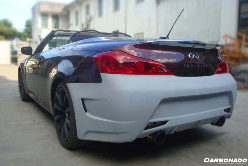 Carbonado 2008-2015 Infiniti Convertible ELT Style Rear Bumper | Fit G37,G37S, Q60