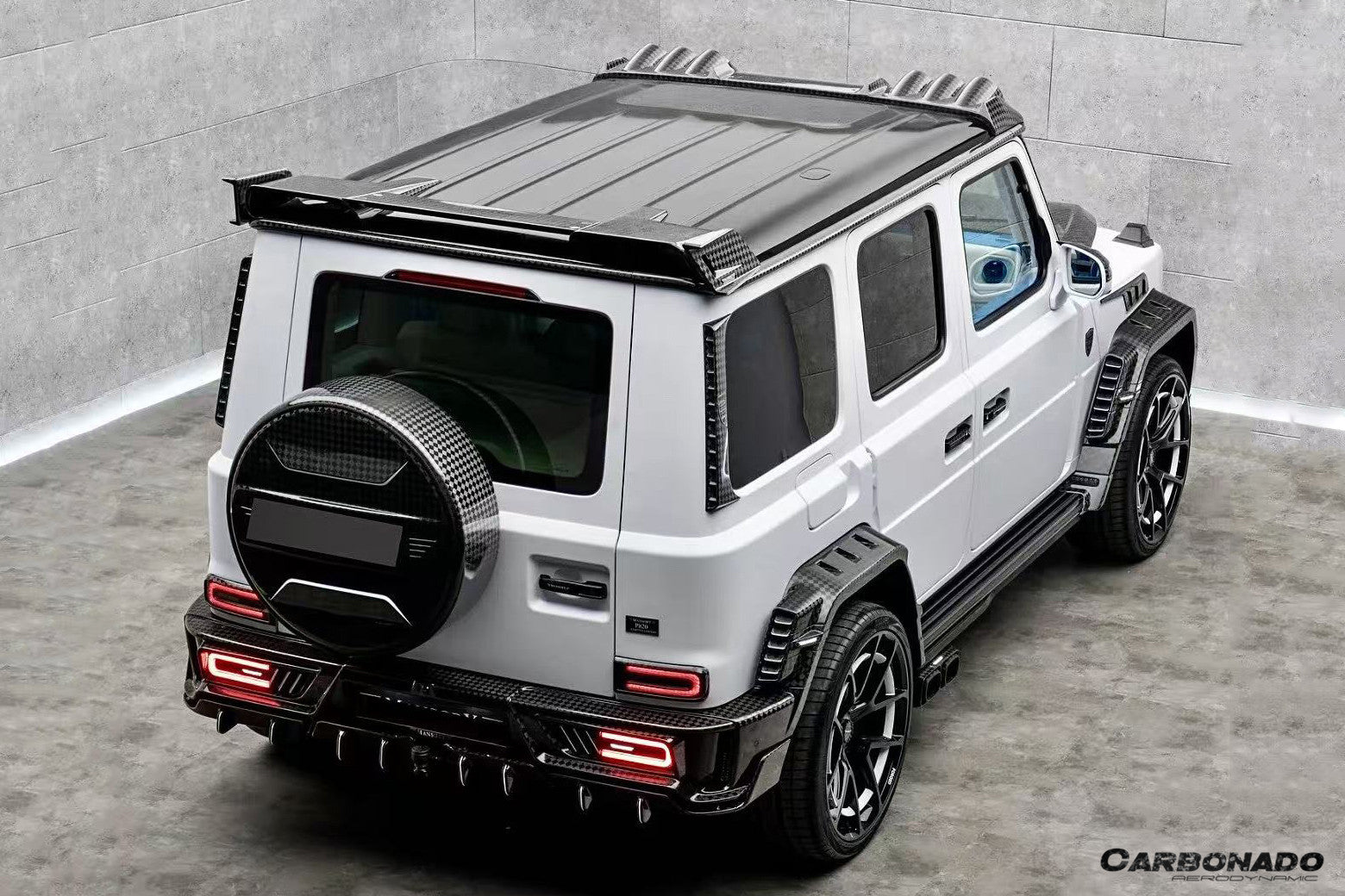 Carbonado 2019-UP Mercedes Benz G Class W464|W465 G-Wagon MSY Style Autoclave Carbon Fiber Full Body Kit | (Fits G500, G550, G580, G63 AMG)