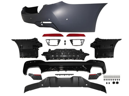 Parachoques trasero con cubiertas PDC para BMW G30 LCI 2021-2023 de Innovative Motorsports 