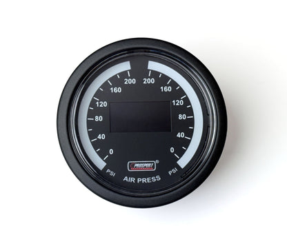 Prosport 2-1/16" Digital Dual Air Pressure Gauge - OLED Display