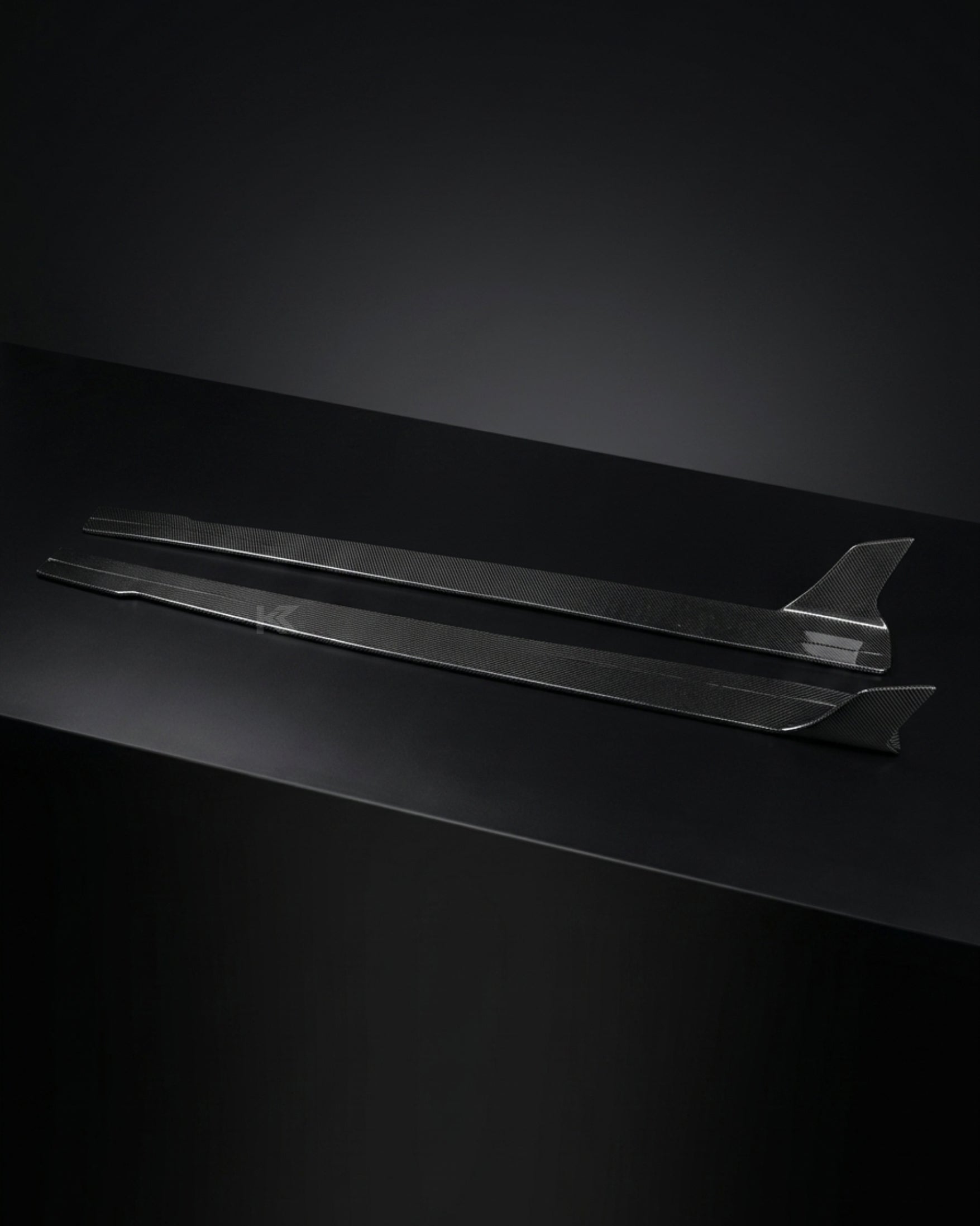 K2 Industries Audi R8 V8 / V10 / GT Carbon Fiber Side Skirts 2017 - 2024