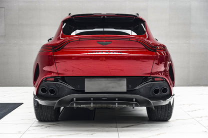 Carbonado 2021-2024 Aston Martin DBX 707 Style Dry Carbon Fiber Rear Bumper with  Exhaust tips