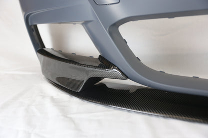 Faldón delantero de carbono Innovative Motorsports BMW F30 MP Type 3 piezas SOLO para M-Tech 