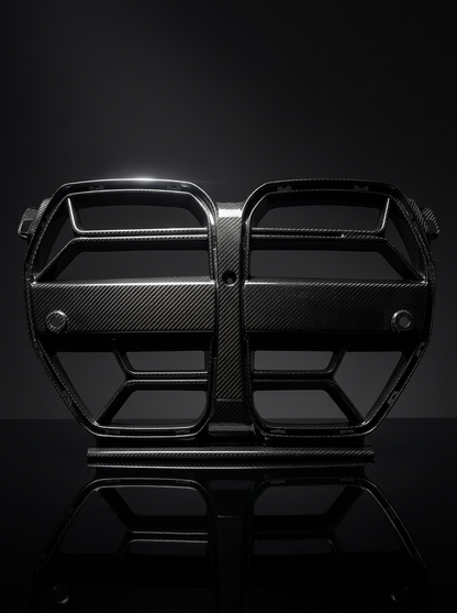 BMW 3 Series M3 G80 M4 G82 CSL Style Carbon Fiber Front Grille (2021 - 2023)