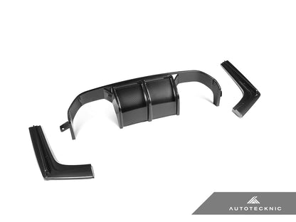 AutoTecknic Dry Carbon Versus Rear Diffuser Set - F80 M3 | F82/ F83 M4 - 7