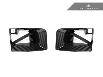 AutoTecknic Dry Carbon Front Bumper Lower Vent Set - G87 M2