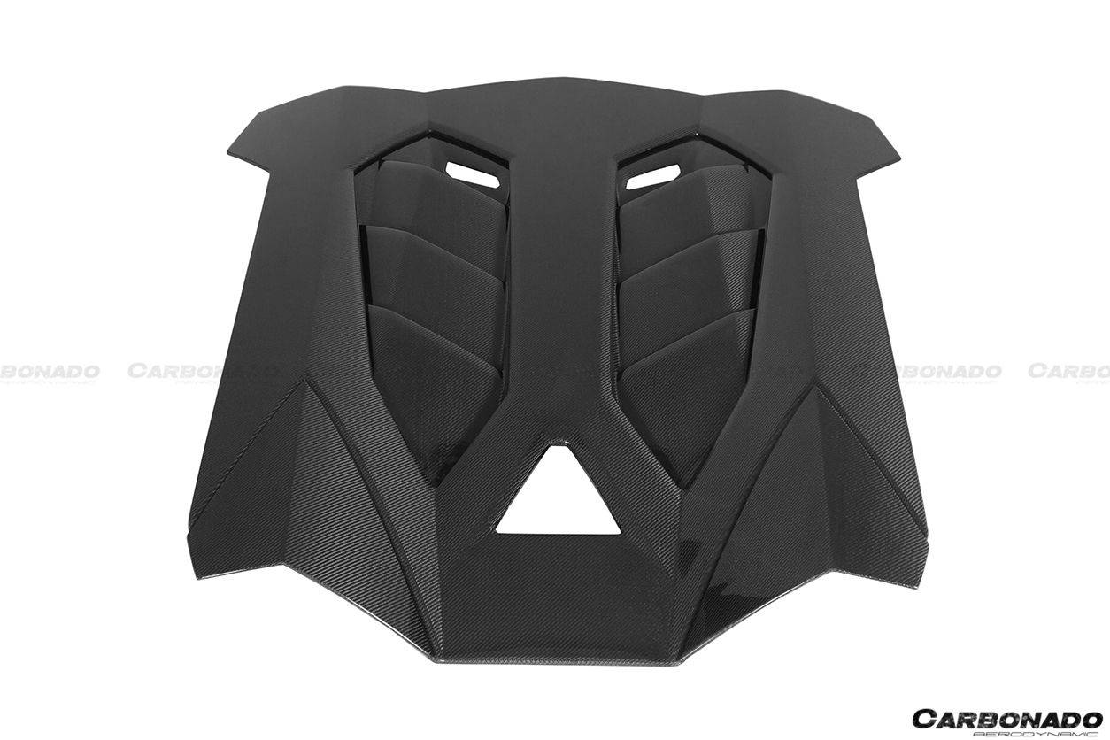 Carbonado 2013-2016 Lamborghini Aventador LP700 Roadster Oem Style Carbon Fiber Engine Trunk