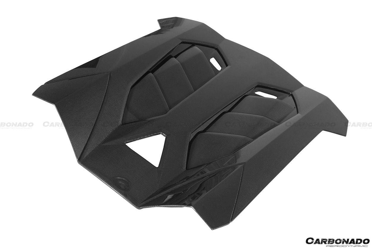 Carbonado 2013-2016 Lamborghini Aventador LP700 Roadster Oem Style Carbon Fiber Engine Trunk
