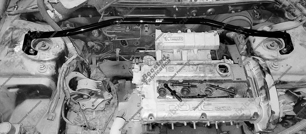 Boosted Fabrication 2G Front Strut Bar For OEM Intake Manifolds