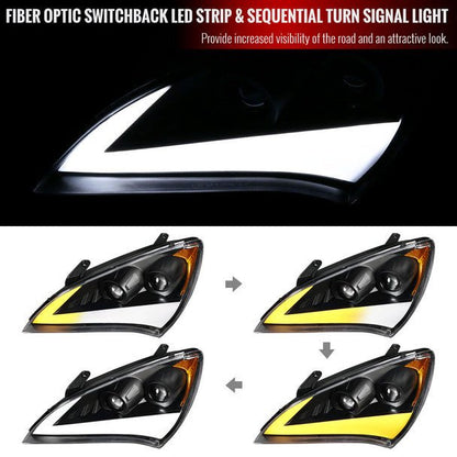 NTXGlow RGB headlights | 2009-2010 Hyundai Genesis Coupe - 4