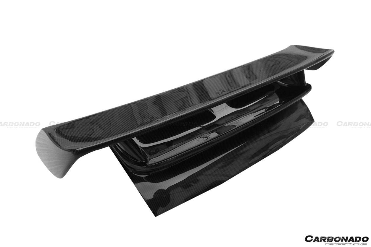 Alerón de maletero estilo Carrera GT2M para Porsche 911 997 2C Carbonado 2005-2012 | 4C, compatible con Carrera, S, 4 y 4S